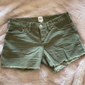 Gap Corduroy Frayed Shorts